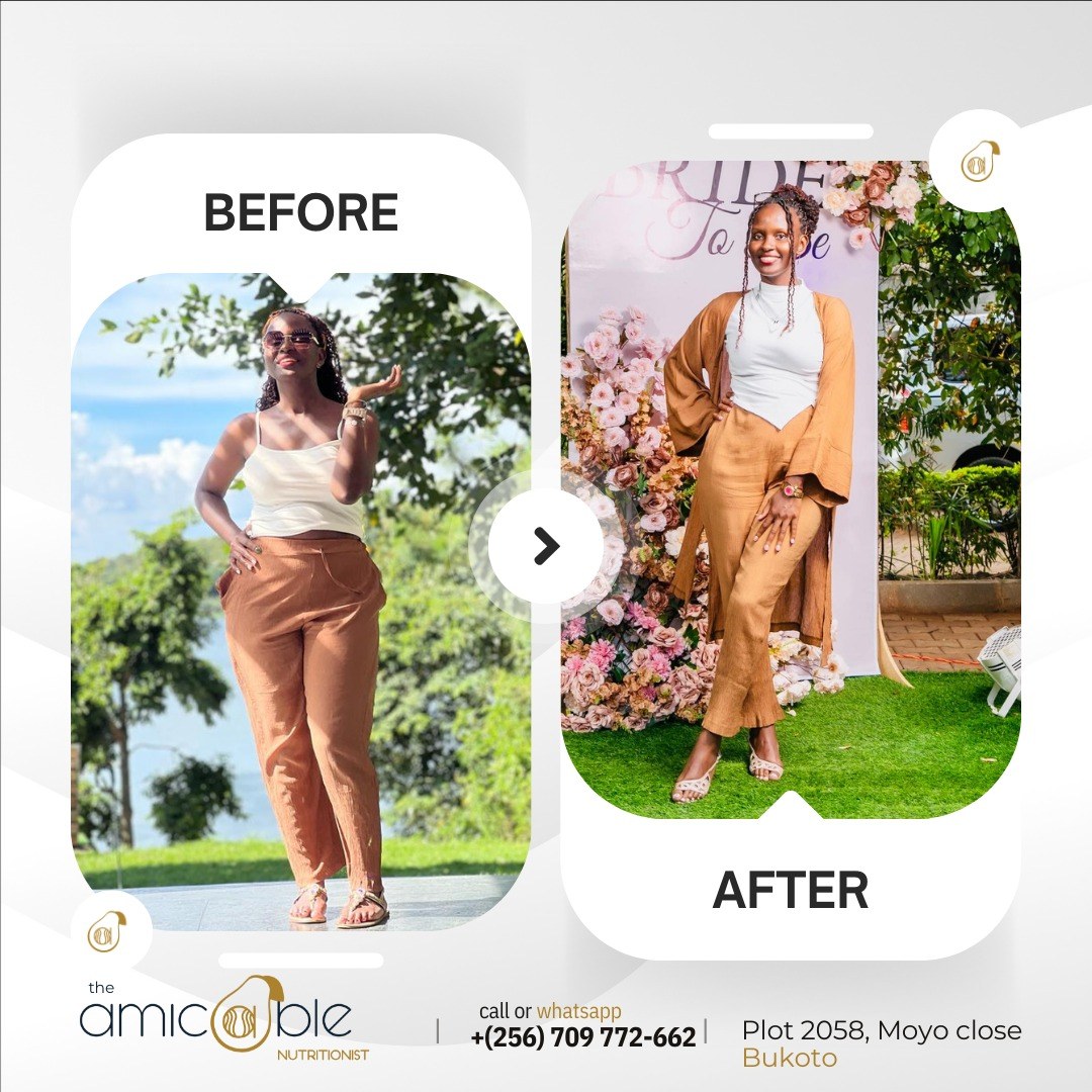 Client before and after transformation